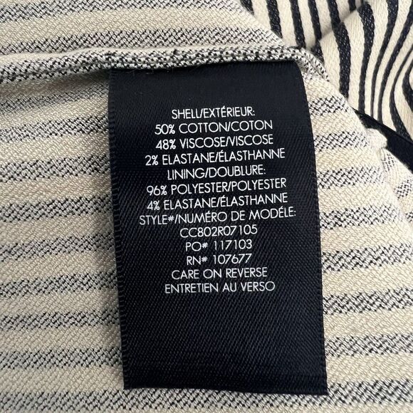 Alice + Olivia Jinny Striped High-Low Flared Pants Bell Bottom High Rise Size 0 - Picture 9 of 11